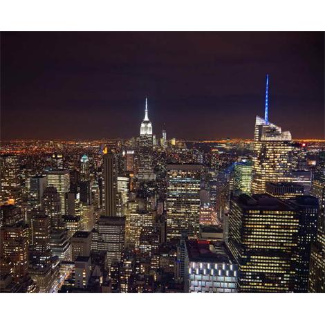 Luces de Nueva York en la noche