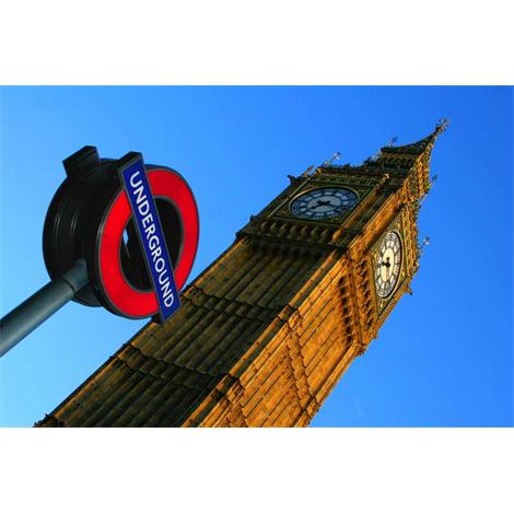 Londres Big Ben inclinado