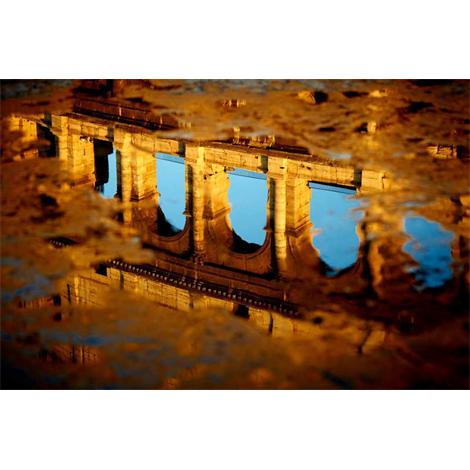 Reflejo del Coliseo de  Roma