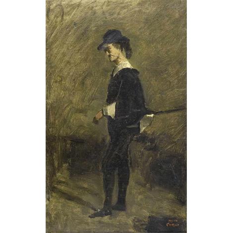 Retrato de M. Bigour Arras en traje Hamlet