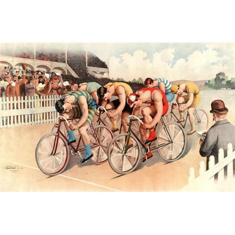 Escena carrera de bicicletas