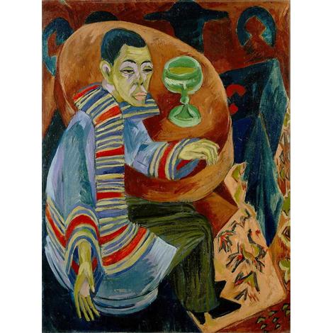 El bebedor - autorretrato