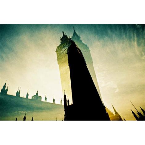 Big Ben de Londres efecto movimiento