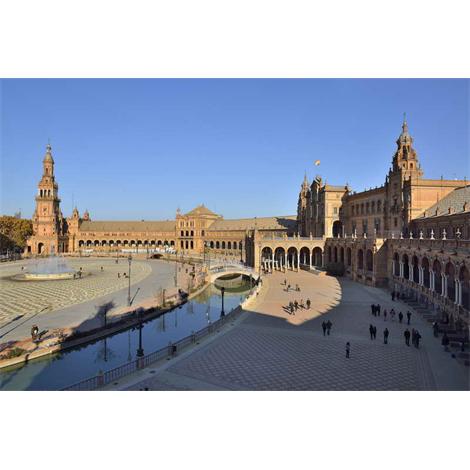 Sevilla, Plaza de España vista