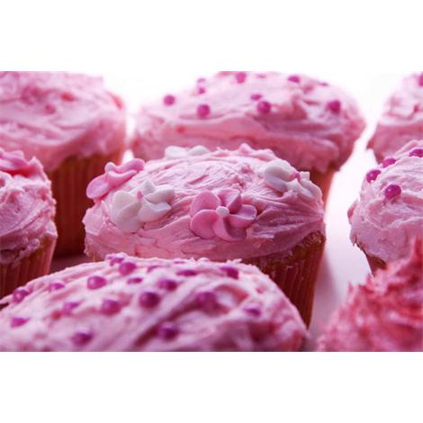 Alimento, delicioso pastel sabor fresa