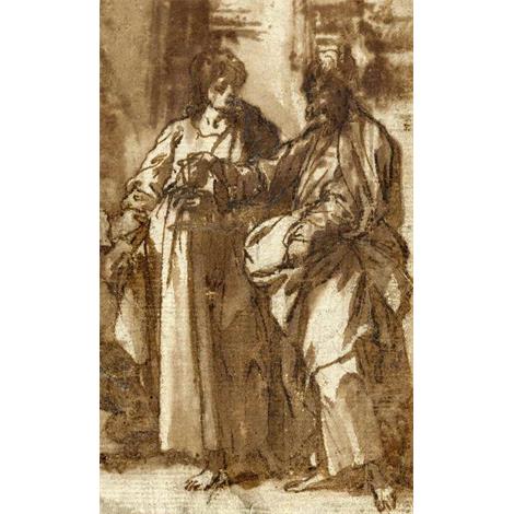 Dos Apóstoles dialogando 