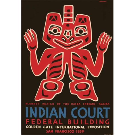 Diseño combinado de los indios del Haida