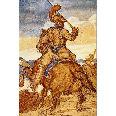 Montado Oficial de los Carabineros 