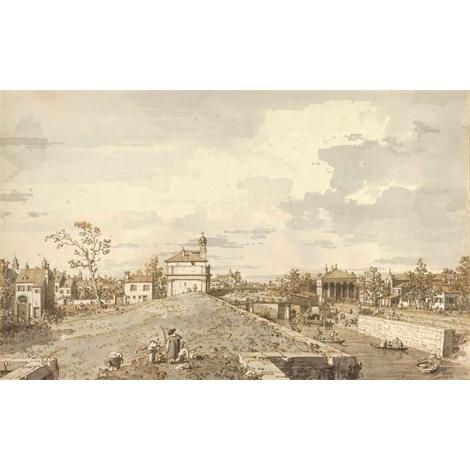 La Porta Portello con el Canal de Brenta en Padua