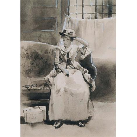 Sin título (Mujer sentada)