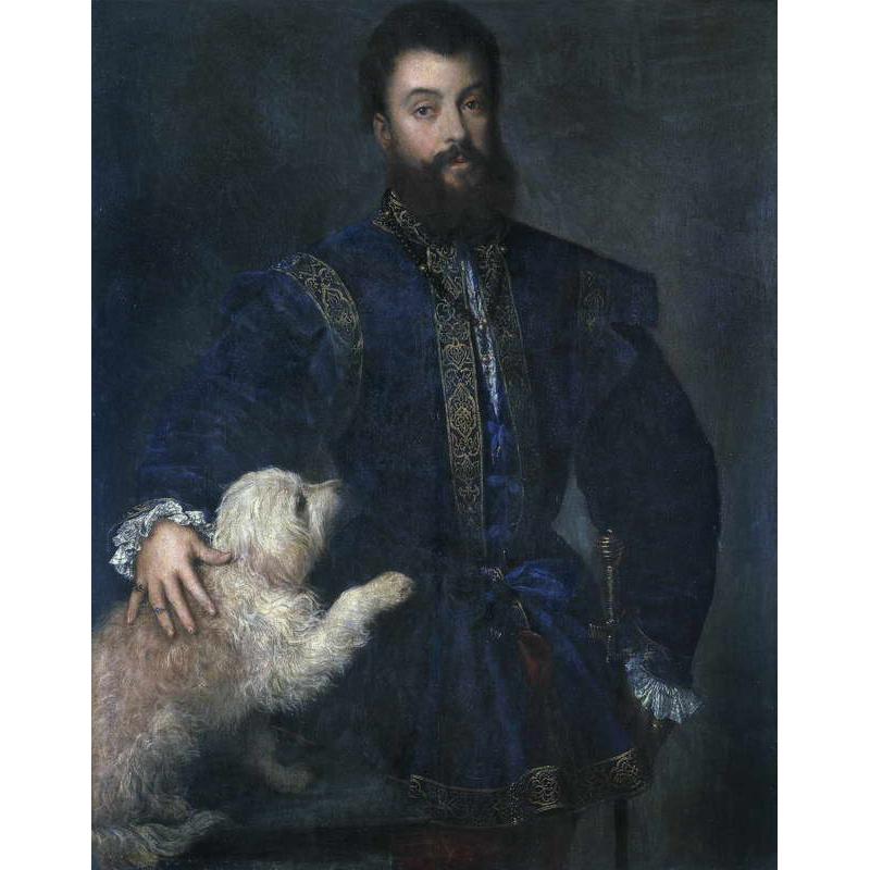 Obra de Arte - Federico II Gonzaga, I duque de Mantua - Tiziano Vecellio o