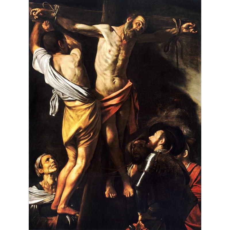 Obra de Arte - La Crucifixión de San Andrés - Michelangelo Merisi da Carava