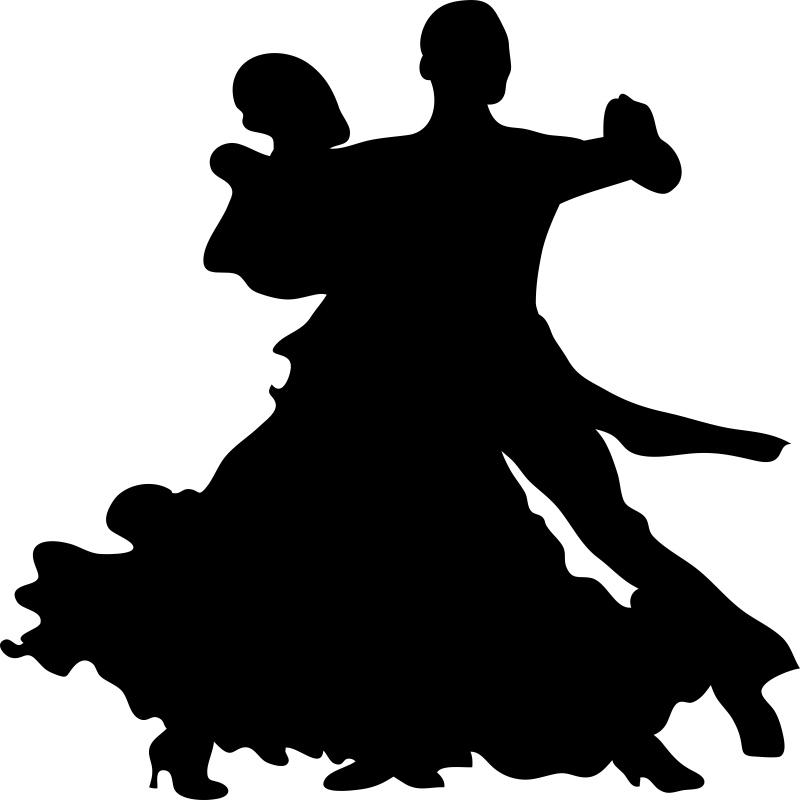 Vinilo decorativo de una pareja bailando flamenco, agarrada fuertemente de