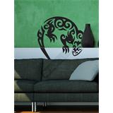 Vinilo decorativo tattoo lagarto tribal 011