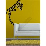 Vinilo decorativo tattoo lagarto tribal 003
