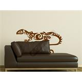 Vinilo decorativo tattoo lagarto tribal 014