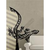 Vinilo decorativo tattoo lagarto tribal 010