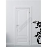 Vinilo decorativo tattoo lagarto tribal 006