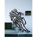 Vinilo decorativo caballo tribal 12