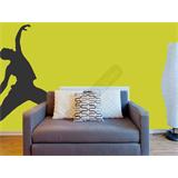 Vinilo decorativo silueta de un bailarín moderno