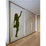 Vinilo decorativo silueta de una bailarina clásica