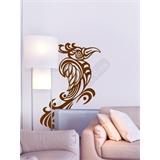 Vinil decorativo tattoo pájaro extraño tribal