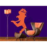 Vinilo decorativo silueta bailarina danza contemporánea