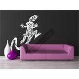 Vinilo decorativo tattoo lagarto tribal 005