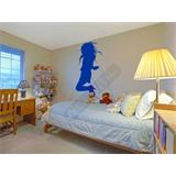 Vinilo decorativo silueta joven saltando a la comba