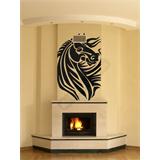 Vinilo decorativo caballo tribal 05