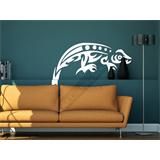 Vinilo decorativo tattoo lagarto tribal 012
