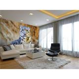 Leopardo de nieve en roca