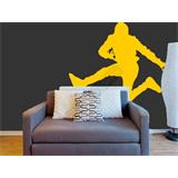 Vinilo decorativo silueta bailarín con capucha