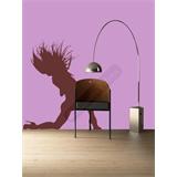 Vinilo decorativo silueta mujer bailando con tacones