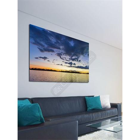 El lago al atardecer